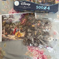 Snow White Thomas Kinkade Puzzle