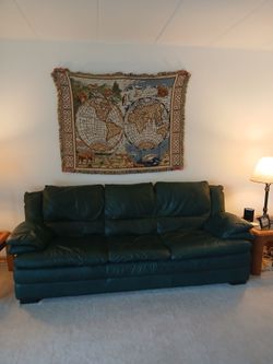 Natuzzi leather sofa couch