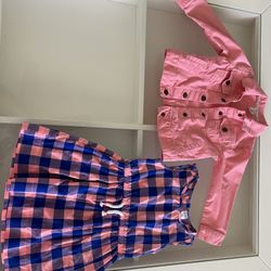 Girls Size 3t Dress And Jacket 