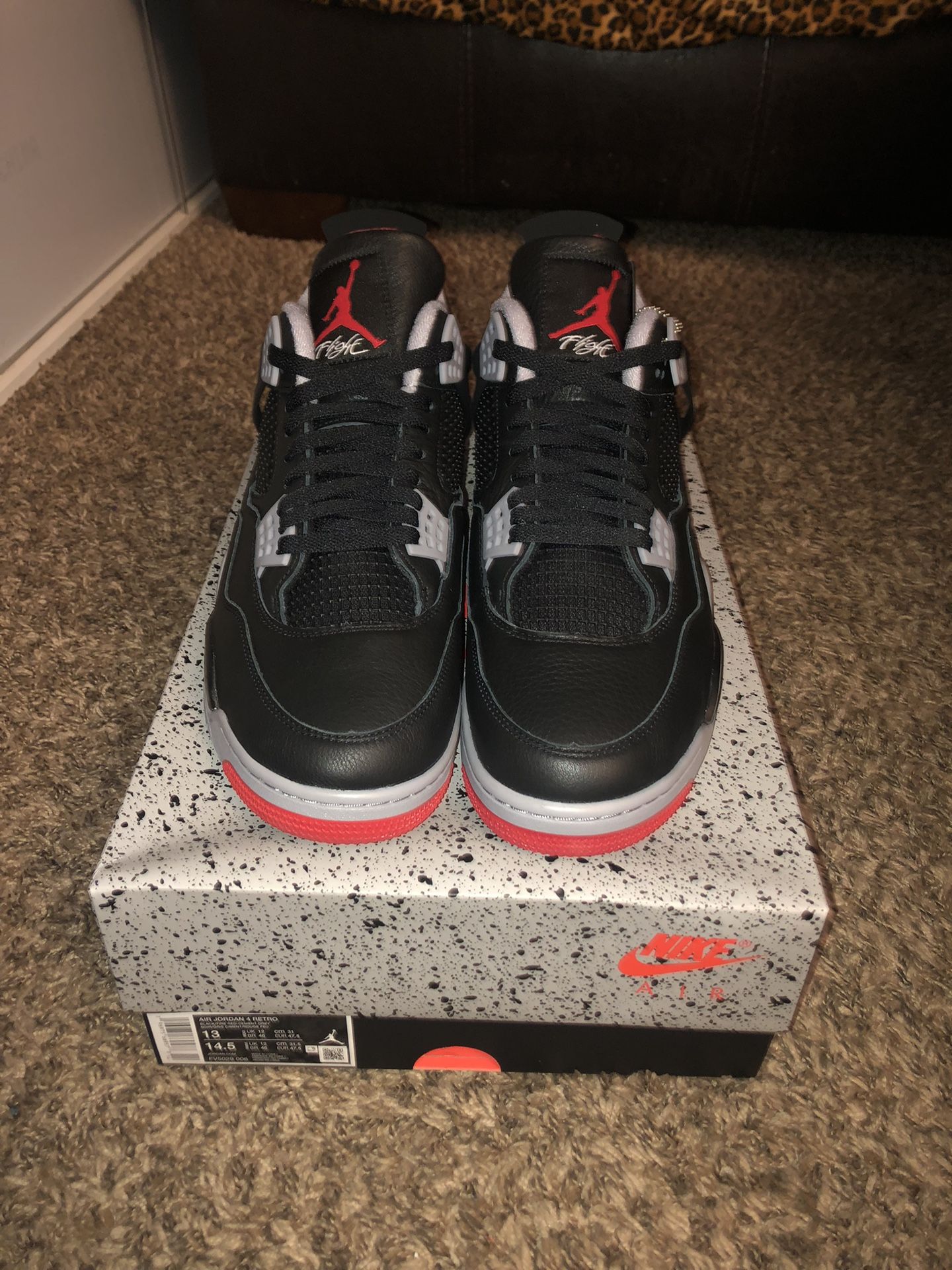 Air Jordan 4 Bred Reimagined 13Mens