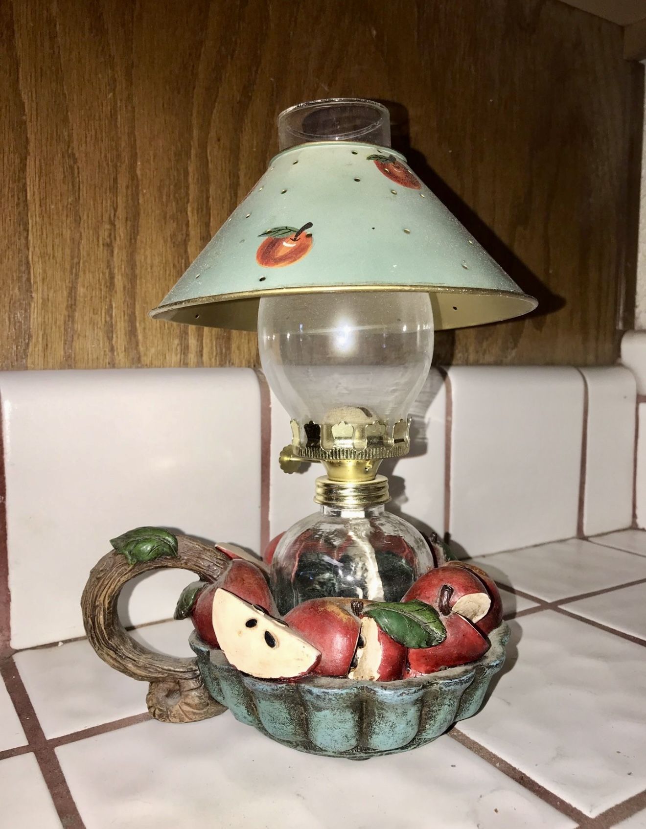 Apple Pie Kerosene Lamp