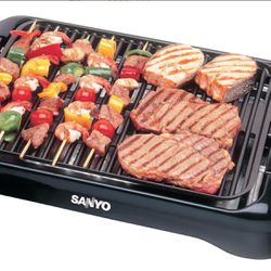 SANYO Extra Large Indoor Barbecue Grill & Griddle