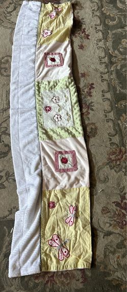 Ladybug baby window valence