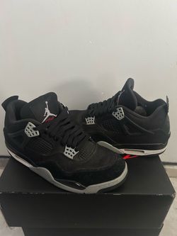 Air Jordan 4 ‘Black Canvas’ Sz 11.5