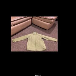Ll Beans Kids Medium 10-12 Green Jacket Full Zipper Fleece Sweat pullover EUC! 