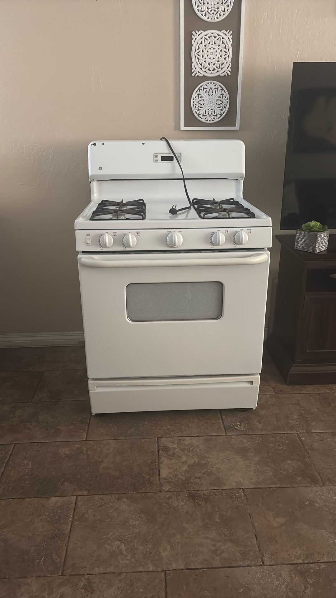 White GE Oven
