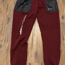 Burgundy Nike Pants