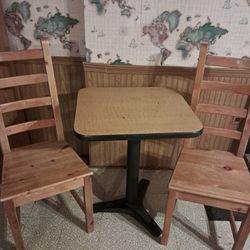 Small Table And Two Chairs 