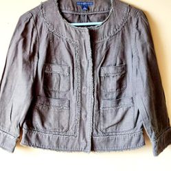 Gap Cropped Jeans Jacket Women's Size S/ Small