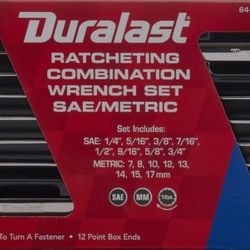 Duralast Racheting Wrench Set