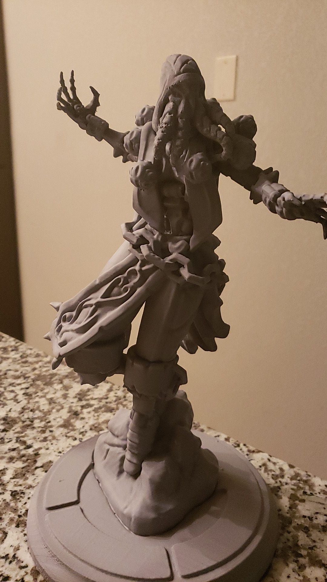 Custom Overwatch Zenyatta Cathulu figure