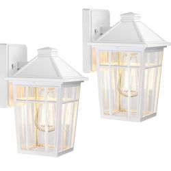 Set of 2 Outdoor Sconce Lights Wall Light Fixtures,
