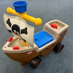 Little Tikes Toddler pirate ship with storage and sound