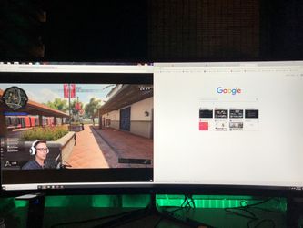 LG ultra wide curved monitor 34”