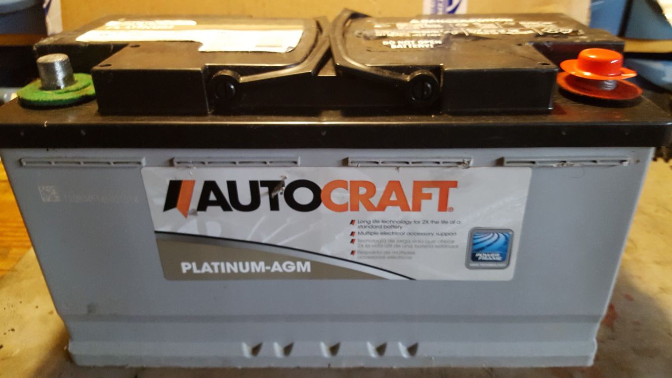 AutoCraft Platinum AGM H8 battery