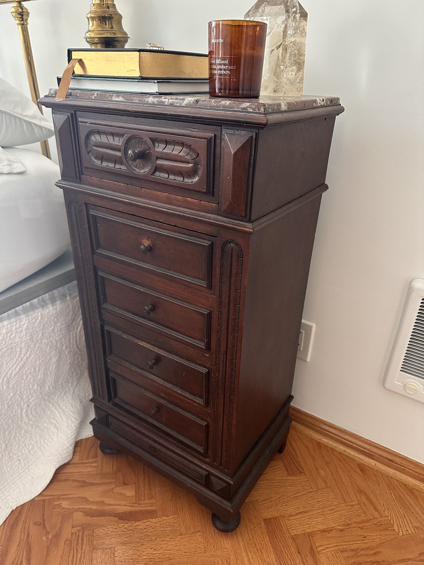 Antique Marble Side Table
