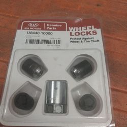 Kia Factory Oem Wheel Lock Lugs And Key Set