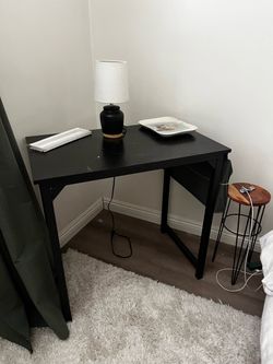 Black desk