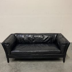 Restoration Hardware, Sorensen Leather Sofa