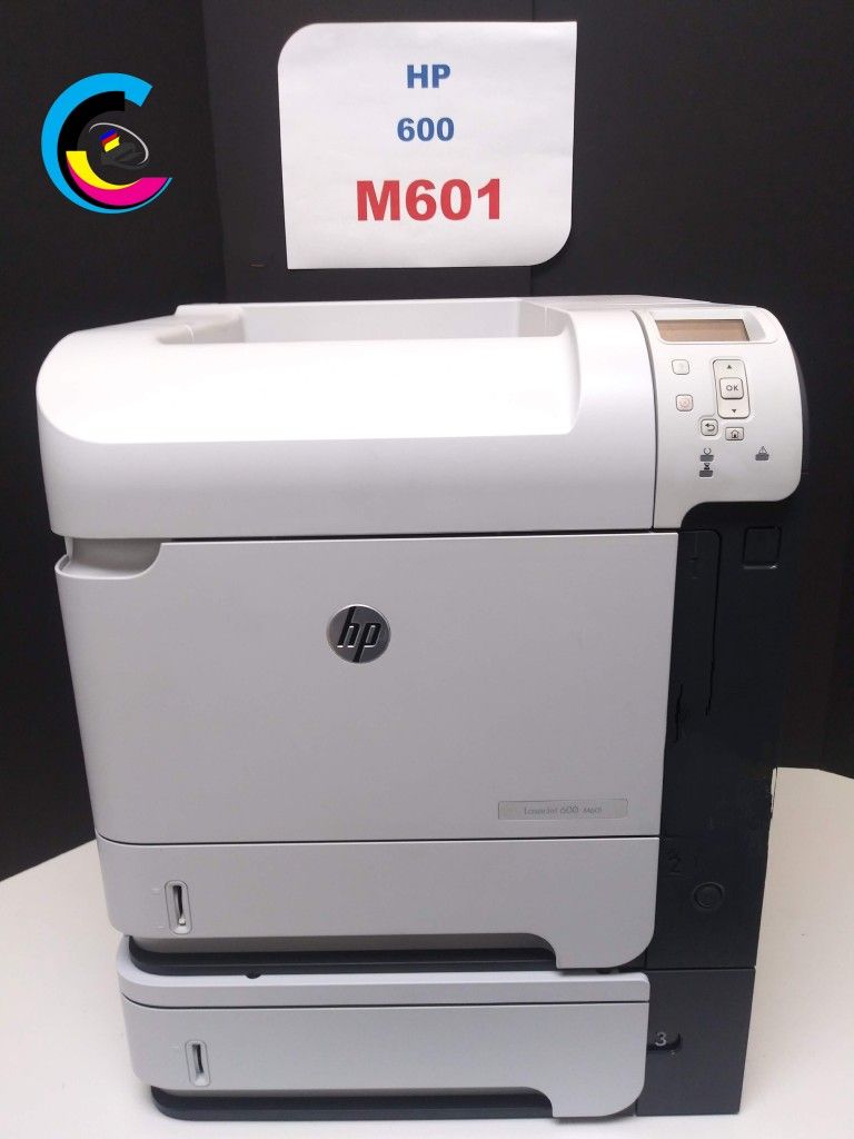 Laser Printer DUAL-TRAY || Hp LaserJet 600 M601 || USB2.0 || NETWORK || ETHERNET RJ-45 || Printing Speed Up To 45ppm || 