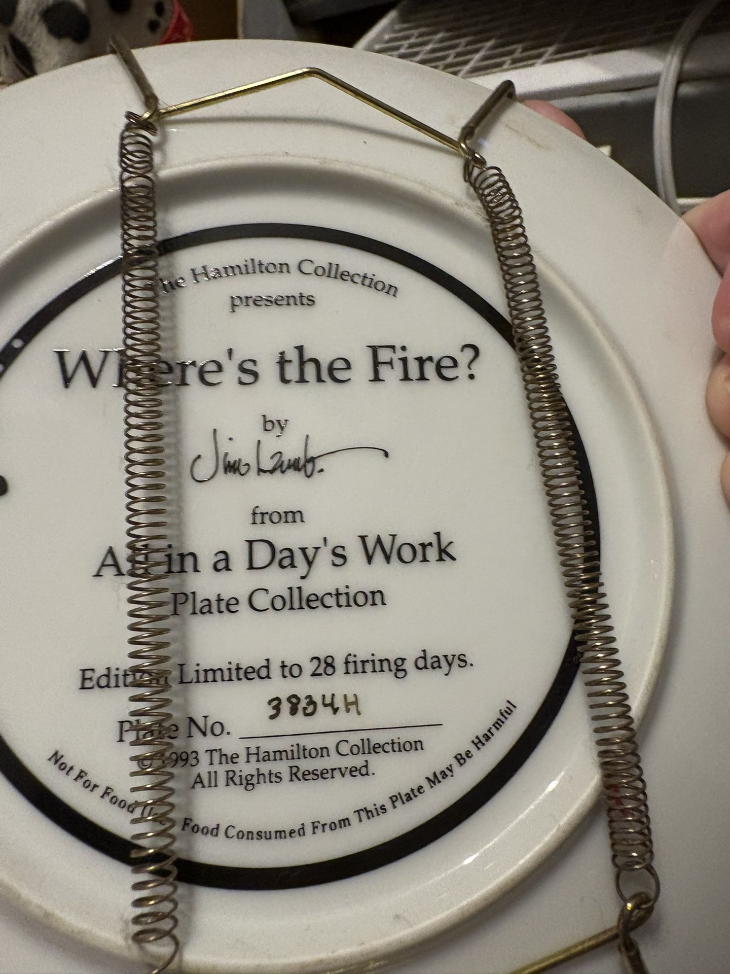 Collectible Dalmatian Plates , Statues And Figurines