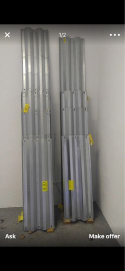 HURRICANE PANELS GALVANIZED STEEL/ MIAMI DADE APPROVED/ ASSORTED SIZES/ WAS $50 EACH/ NOW $20 EACH