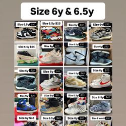 Jordan’s Nikes & More Sizes 6y & 6.5y