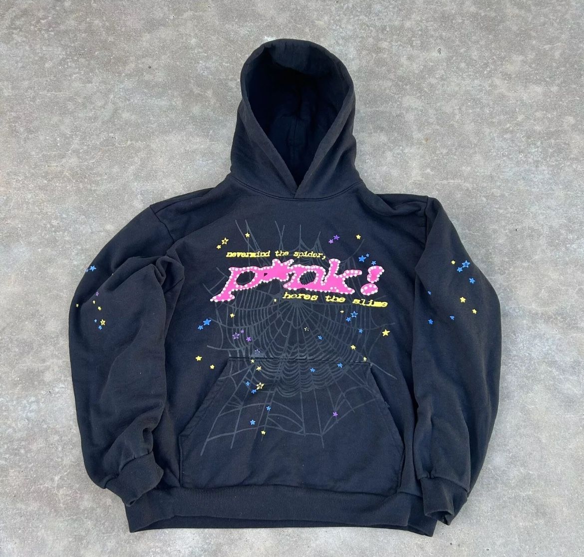 Spider Hoodie P*nk Size Large