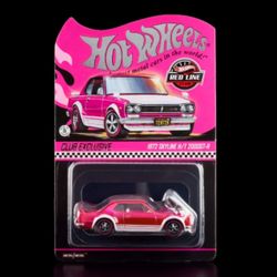 Hot Wheels RLC Exclusive 1972 Skyline H/T 2000GT-R Pink Spectraflame New 