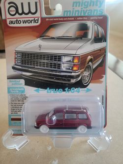 Auto World 1985 Dogde Van Ultra Red Chase