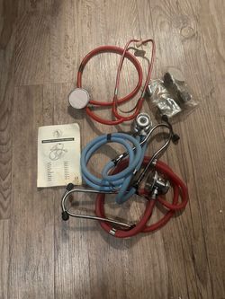 Sprague Stethoscope Lot with Accessories