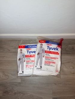 DuPont Tyvek Coverall Size Large – 2 Pack