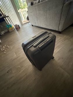 Dark Gray Hard Shell Spinner Luggage