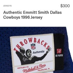 1996 NFL Mitchell &Ness Emmit Smith Jersey