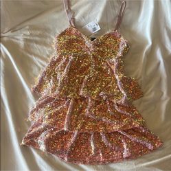 Sequin layer dress