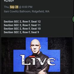 2 Tickets To See Live At Ilani In Ridgefield WA