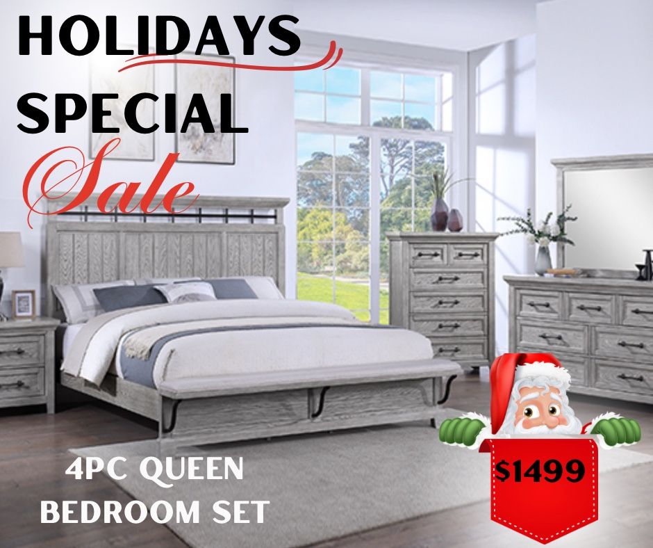 4 Pc Queen Bedroom Set Financing Available No Credit Needed $10 Down