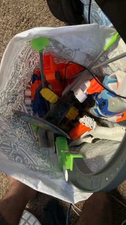 Nerf guns, no bullets