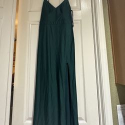 Emerald Green Prom Dress 