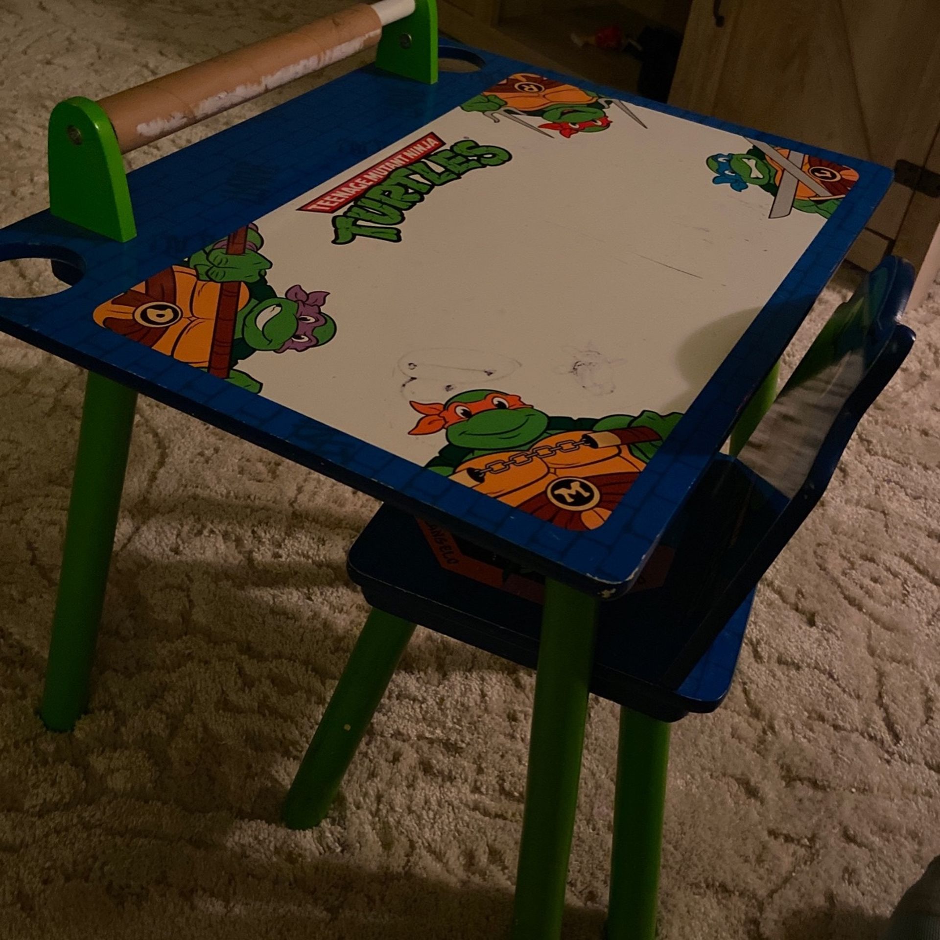 Toddler ninja turtle Desk