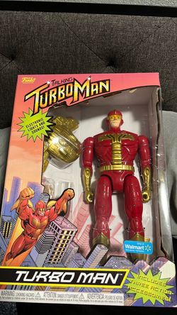 Talking turbo man action figure