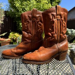 Brazilian Leather Cowboy Boots 9.5D