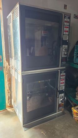 WORKING! Henny Penny 2 SCR-6 Stacked Electric Rotisserie Ovens SCR-12