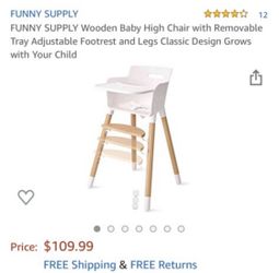 High baby chair