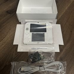 Nintendo 2DS Scarlet Red White Console *New Factory Refurbed* 3DS DS Compatible