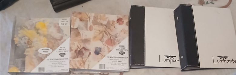 Four 5X7 photo albums