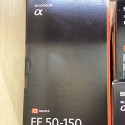 Sony 50–150mm F2 GM