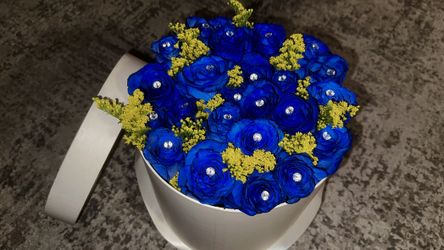 Flowers Bouquet In A Box