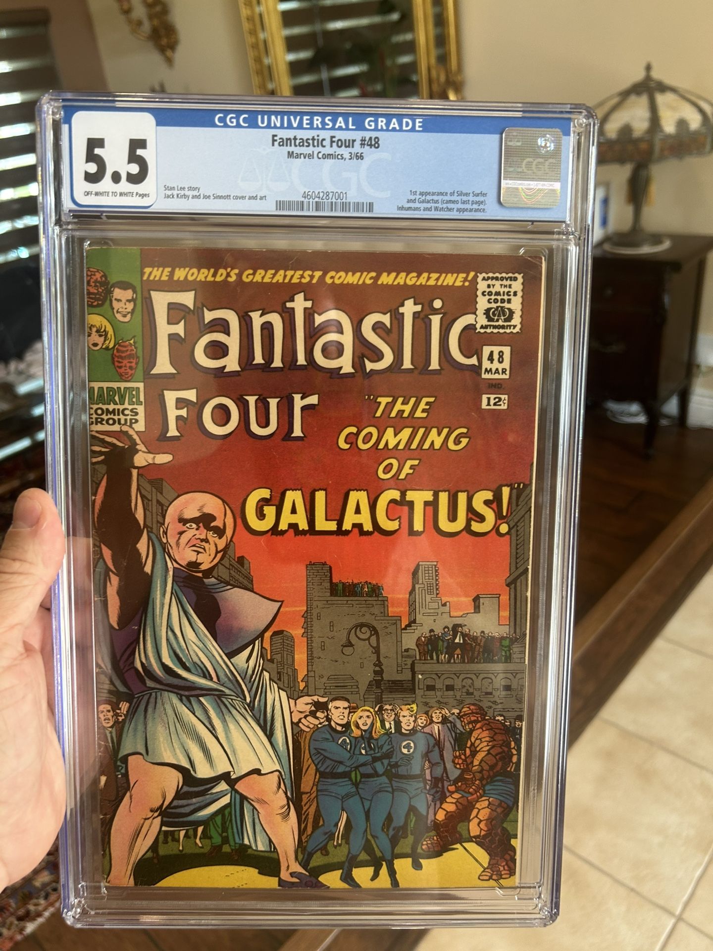 Fantastic Four #48 Comic Book, 1st Silver surfer Galactus