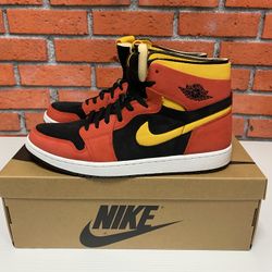 Nike Air Jordan 1 Zoom CMFT ‘black Chile Red’ Size 13